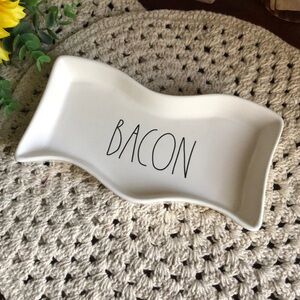 Rae Dunn BACON Serving Plate Platter